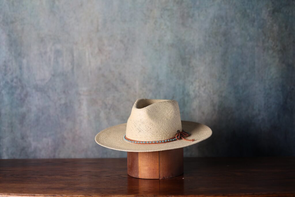 Natural Toyo Western Straw Hat