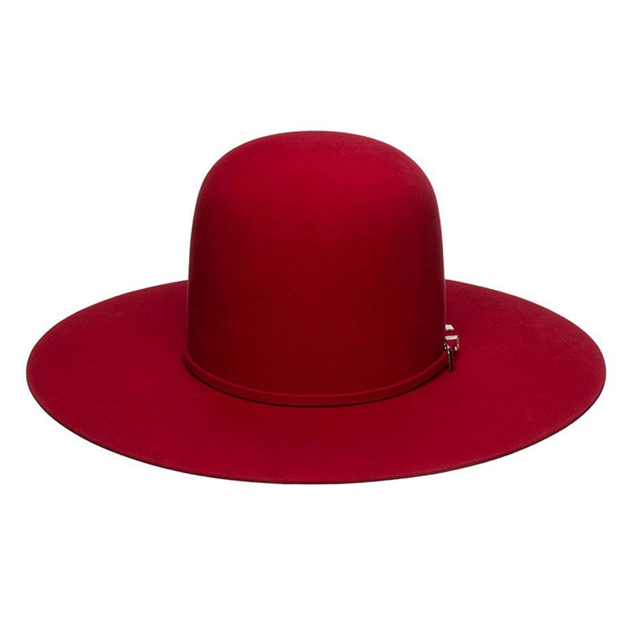 Red Premium Hare Felt Western Hat