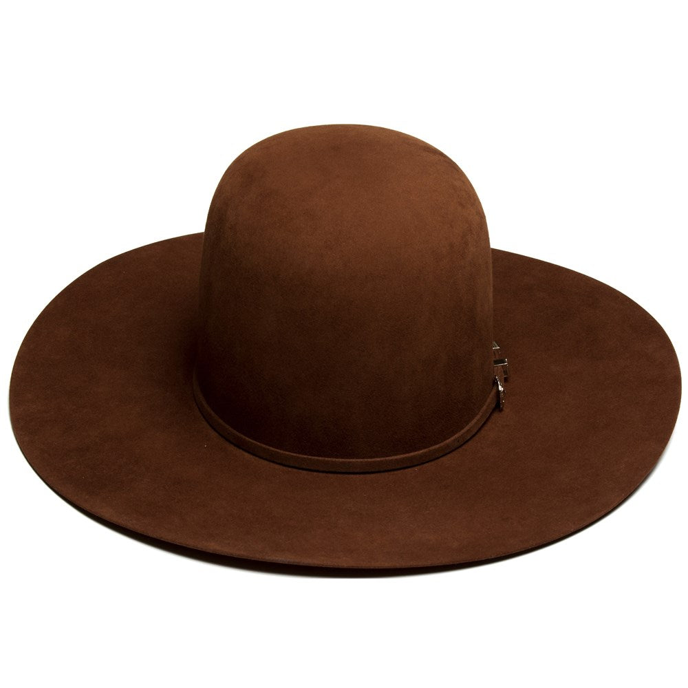 Rust Premium Hare Felt Western Hat