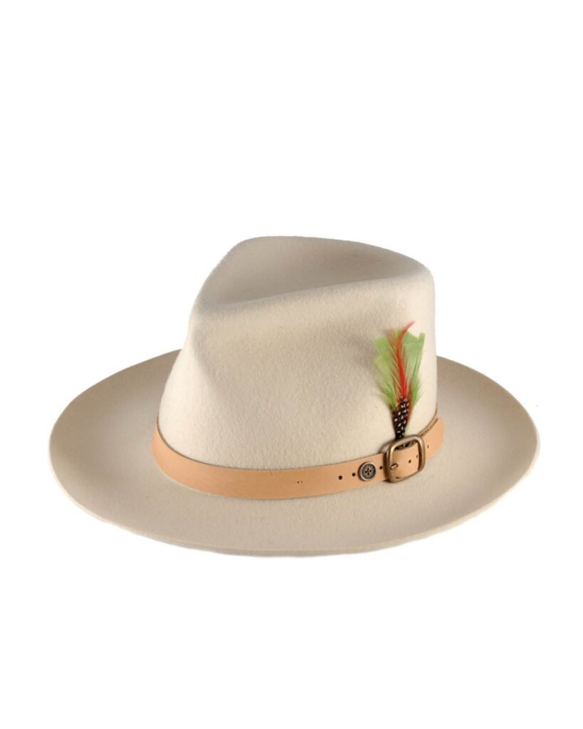 Casual Cream Classic Felt Hat