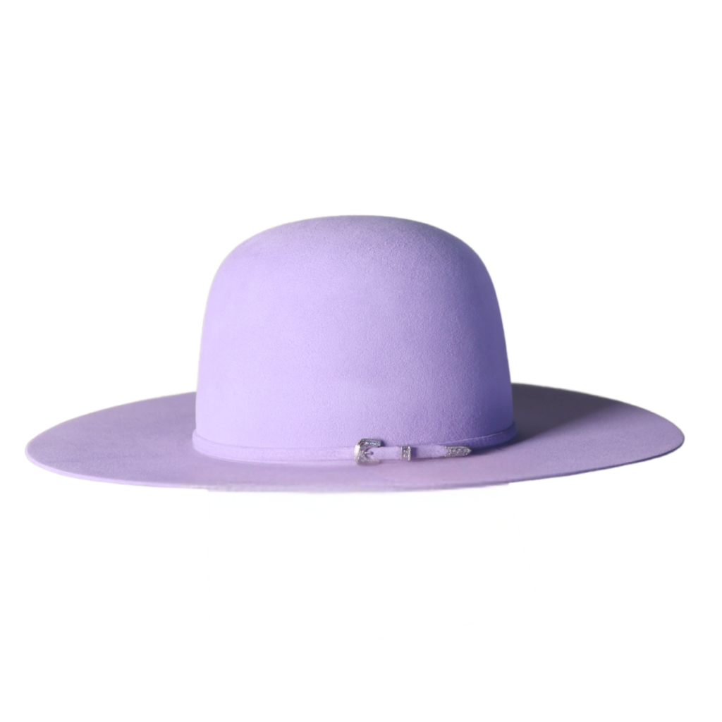 Lilac Premium Hare Felt Western Hat