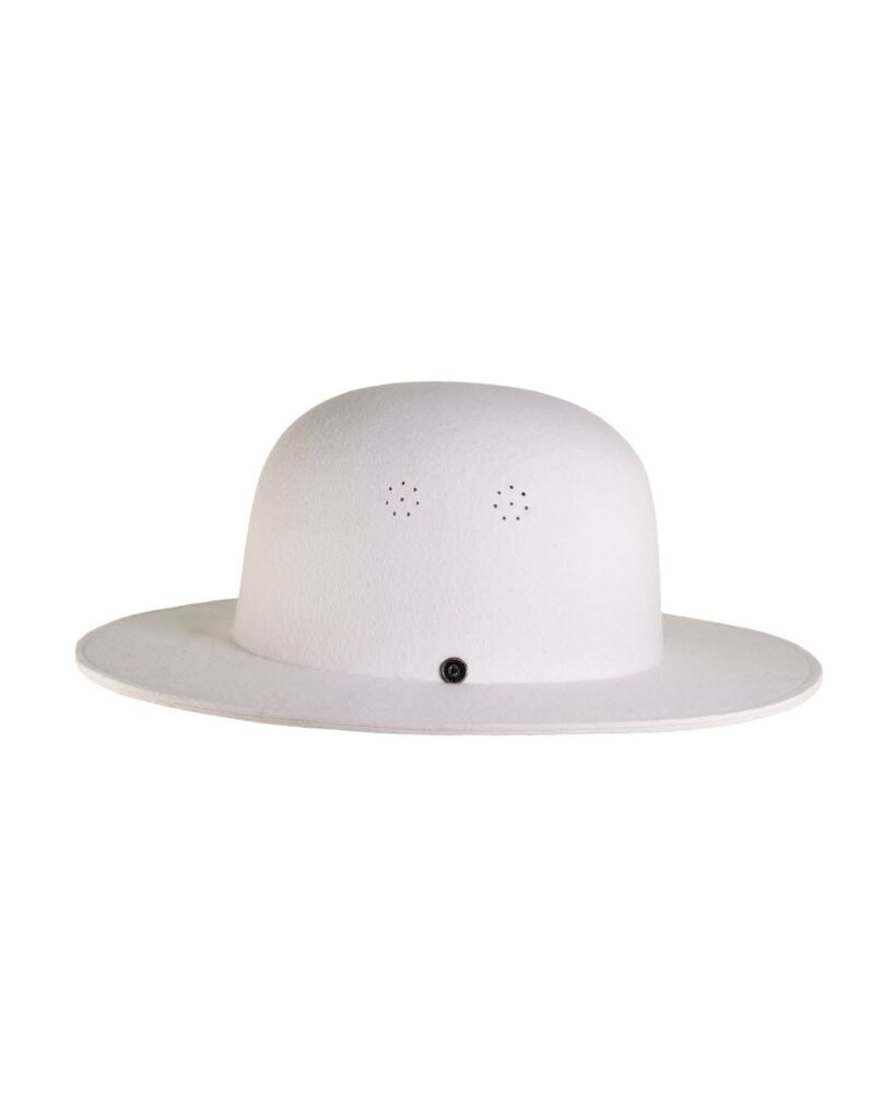 Clean White Classic Felt Hat