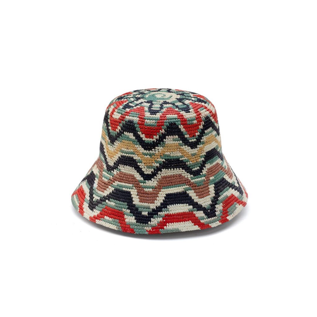 Sculpted Handwoven Toquilla Straw Bucket Hat