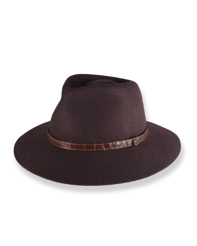 Relaxed Chocolate Classic Felt Hat