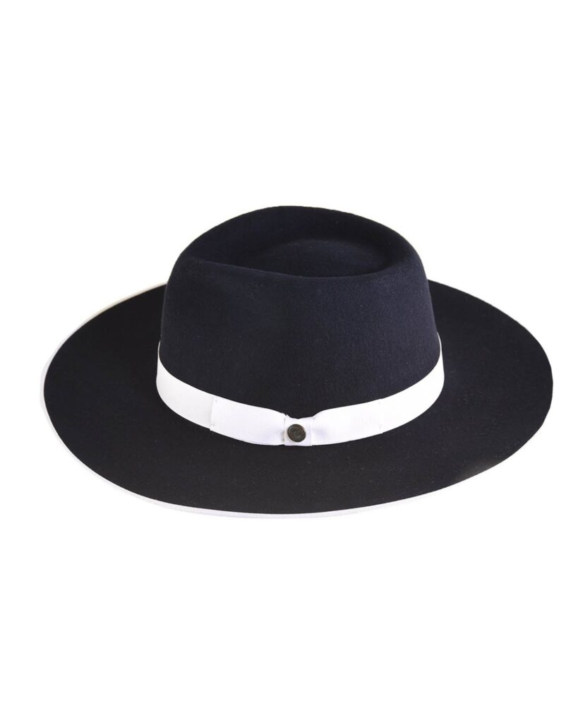 Refined White Classic Felt Hat